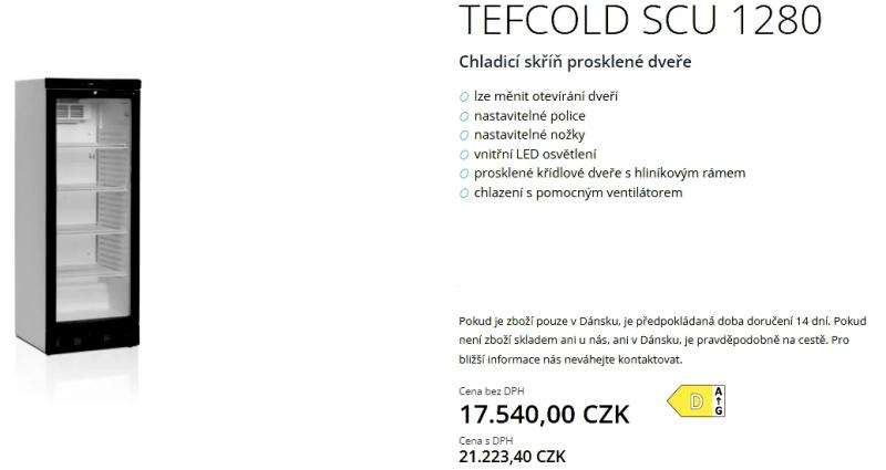 Tefcold SCU 1280